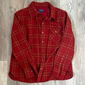 Vintage Pendleton Red Plaid Shirt